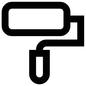 Roller Brush Tool Icon from Atlas Line Set