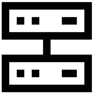 Server Share Icon from Atlas Line Set
