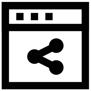 Share Website Icon from Atlas Line Set