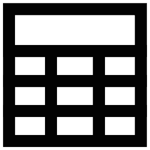 Tables Icon from Atlas Line Set