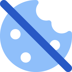 Cookie Settings Off Icon from Core Flat Set