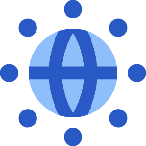 Globe App Network Icon from Core Flat Set