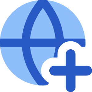Globe Website Add Icon from Core Flat Set