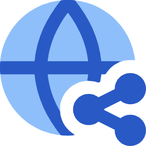 Globe Website Share Icon from Core Flat Set