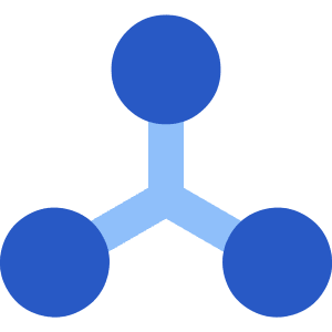 Network Node Connection Integration Icon from Core Flat Set