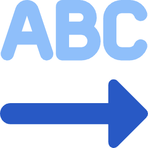 Steps Letter Icon from Core Flat Set