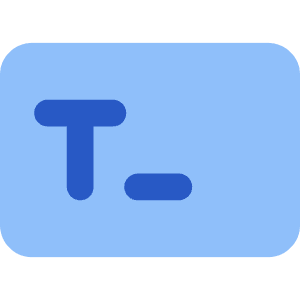 Text Field Icon from Core Flat Set