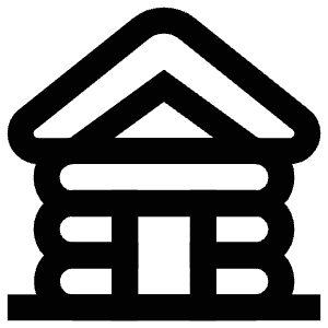 Cabin Icon from Atlas Line Set