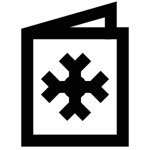 Christmas Card Icon from Atlas Line Set