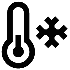 Cold Temperature Thermometer Icon from Atlas Line Set