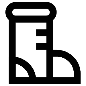 Snow Boot Icon from Atlas Line Set