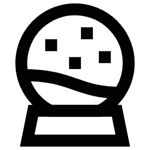 Snow Globe Decoration Icon from Atlas Line Set