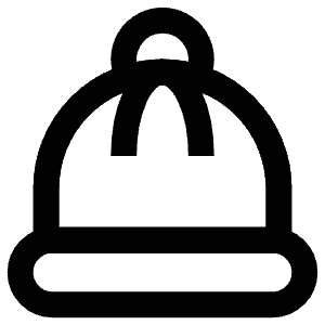 Snow Hat Icon from Atlas Line Set