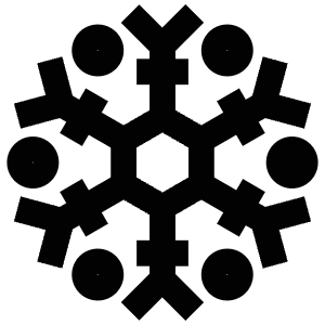 Snowflake Decor Icon from Atlas Line Set