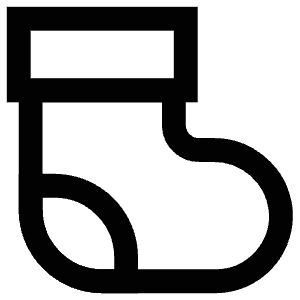 Sock Icon from Atlas Line Set