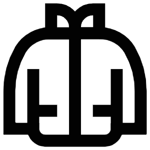 Winter Jacket Icon from Atlas Line Set
