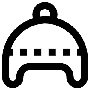 Winter Snow Cap Icon from Atlas Line Set