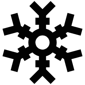 Winter Snowflake Icon from Atlas Line Set