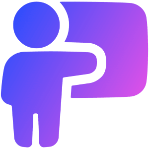Class Lesson Icon from Plump Gradient - Free Set
