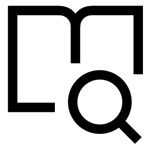 Definition Search Book Icon from Sharp Line - Free Set