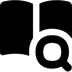 Definition Search Book Icon from Flex Solid - Free Set