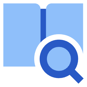 Definition Search Book Icon from Sharp Flat - Free Set