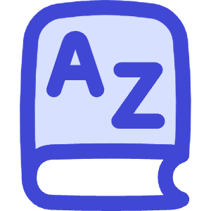 Dictionary Language Book Icon from Flex Duo - Free Set