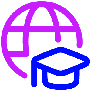 Global Learning Icon from Plump Neon - Free Set
