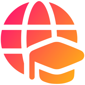 Global Learning Icon from Plump Gradient - Free Set