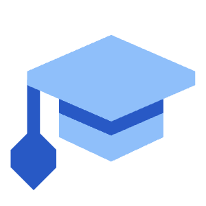 Graduation Cap Icon from Sharp Flat - Free Set