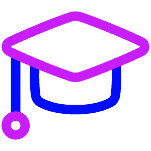 Graduation Cap Icon from Plump Neon - Free Set