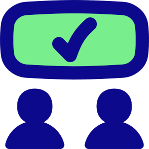 Group Meeting Approval Icon from Flex Pop - Free Set