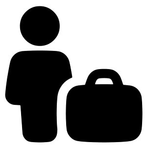 Office Worker Icon from Plump Solid - Free Set
