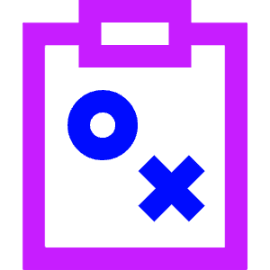 Strategy Tasks Icon from Sharp Neon - Free Set