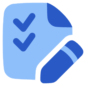 Task List Edit Icon from Plump Flat - Free Set