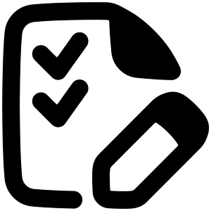 Task List Edit Icon from Plump Remix - Free Set