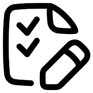 Task List Edit Icon from Plump Line - Free Set