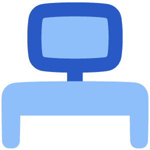 Workspace Desk Icon from Plump Flat - Free Set