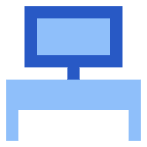 Workspace Desk Icon from Sharp Flat - Free Set