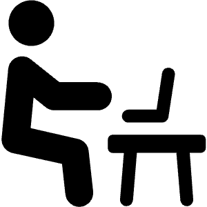 Co Working Space Laptop Icon from Ultimate Bold - Free Set