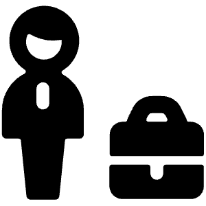 Human Resources Businessman Icon from Ultimate Bold - Free Set