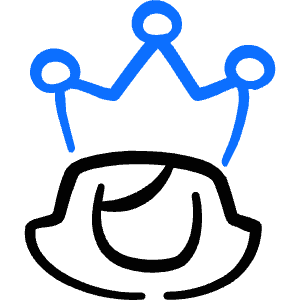Human Resources Employee Crown Woman Icon from Freehand Duotone - Free Set