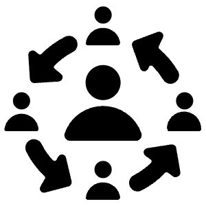 Human Resources Workflow Icon from Ultimate Bold - Free Set