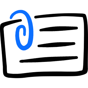 Office Business Card Icon from Freehand Duotone - Free Set