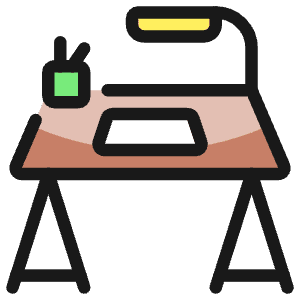 Office Desk Lamp Icon from Ultimate Colors - Free Set
