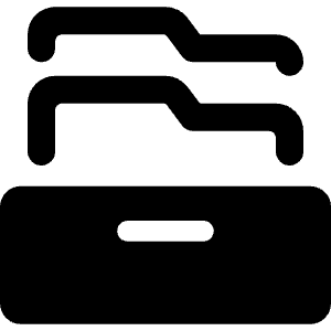 Office Drawer Icon from Ultimate Bold - Free Set