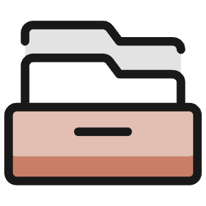 Office Drawer Icon from Ultimate Colors - Free Set