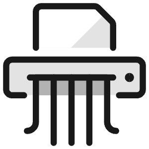Office Shredder 1 Icon from Ultimate Colors - Free Set