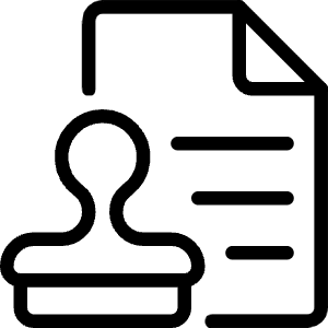 Office Stamp Document Icon from Ultimate Light - Free Set