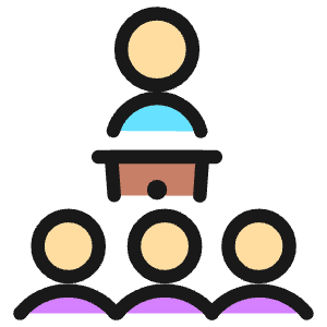 Presentation Audience Icon from Ultimate Colors - Free Set